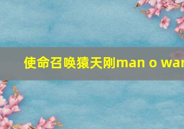 使命召唤猿天刚man o war